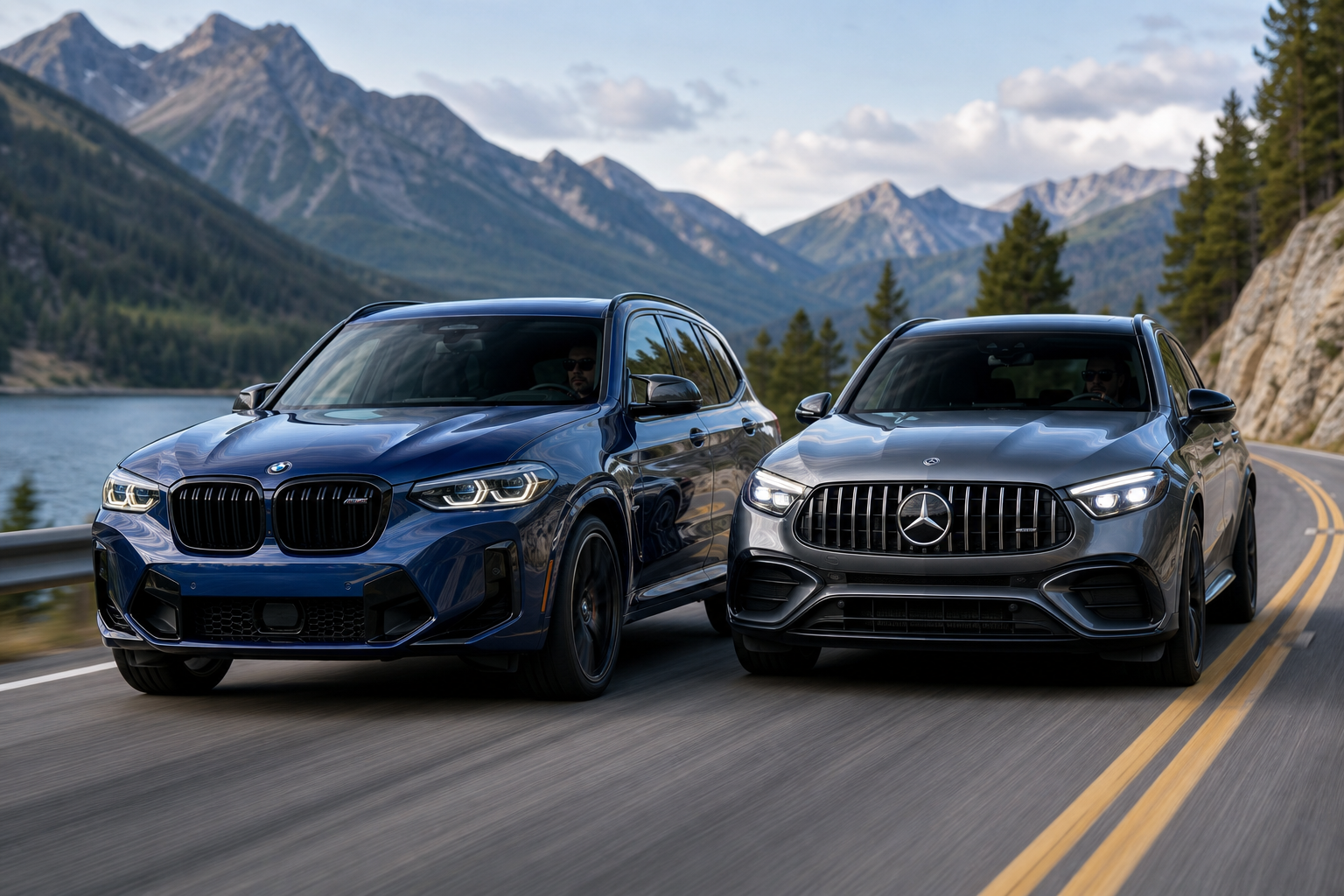 2026 bmw x3 m50 vs 2027 mercedes amg glc53 the sporty suv score settles again