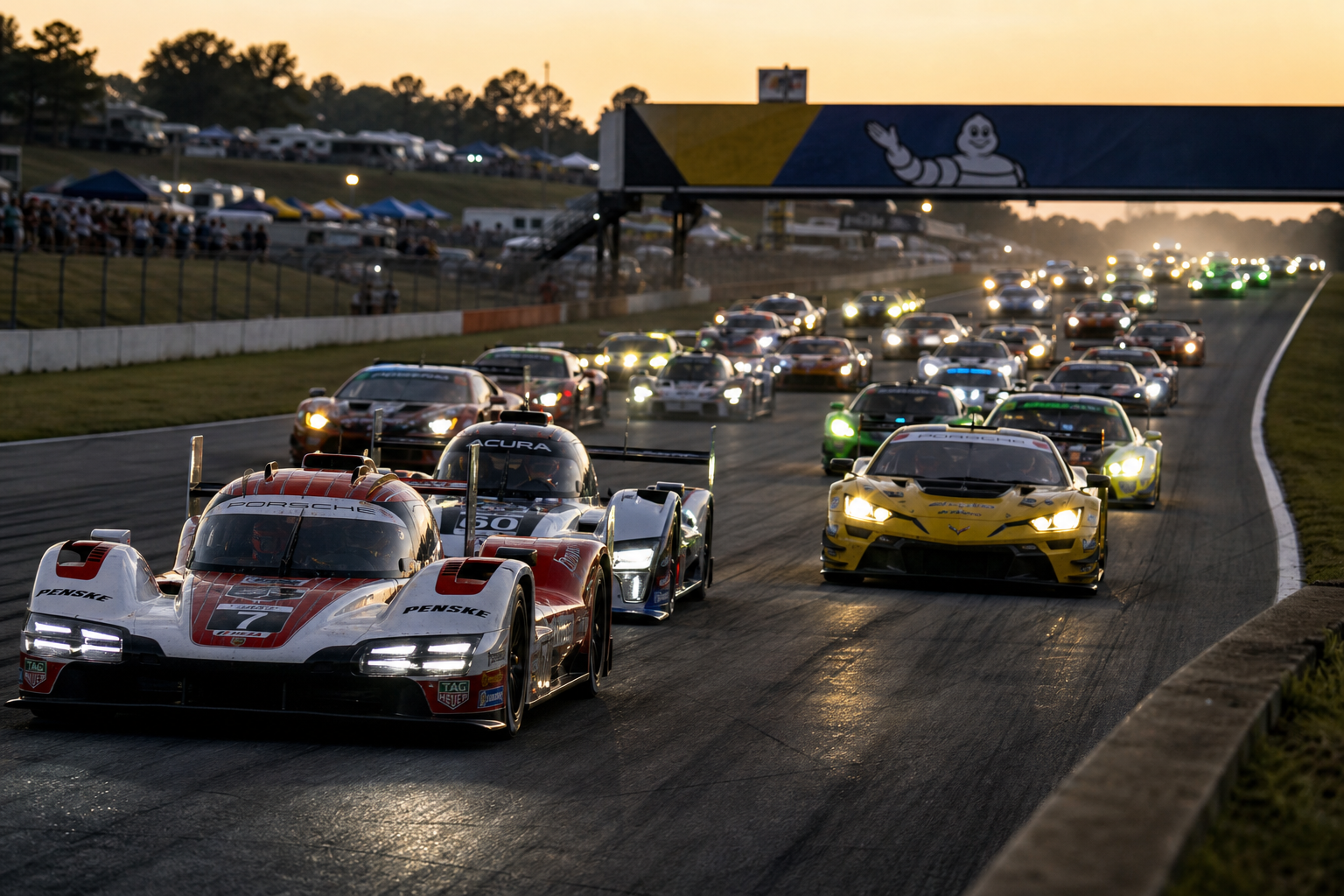 54 cars ten hours and everything on the line at petit le mans