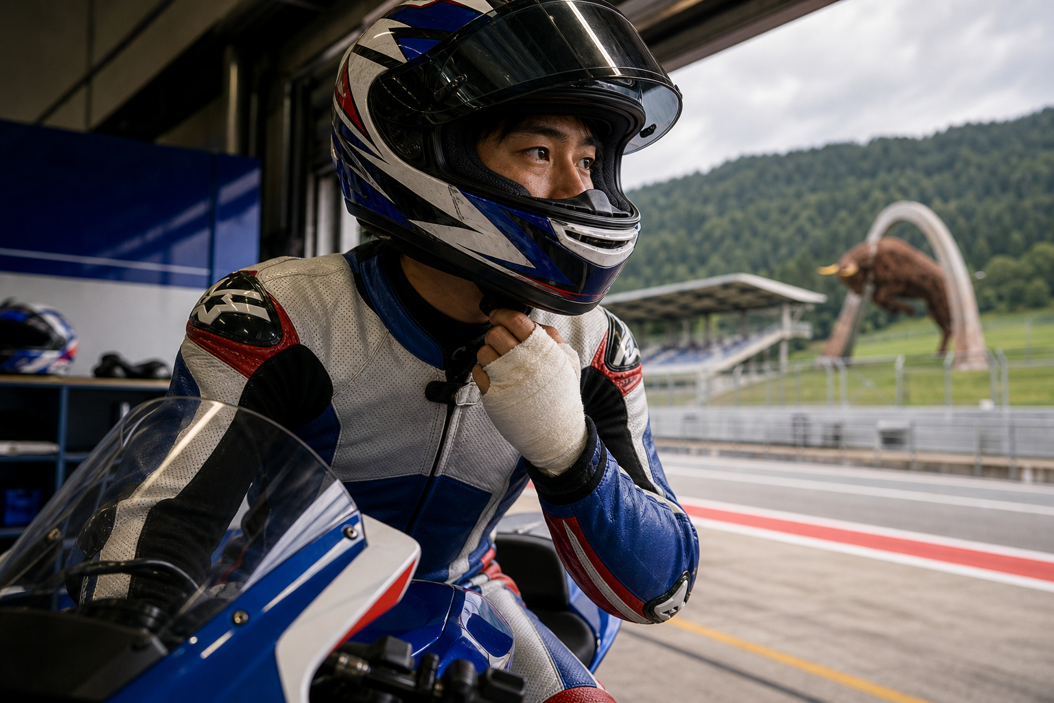 Ai ogura declared fit for motogp return at austrian grand prix