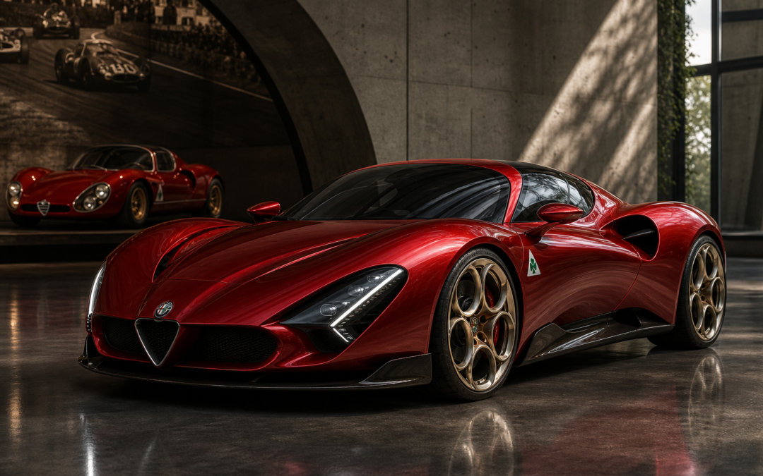 Alfa Romeo’s 33 Stradale Concept Signals a Return to the Brand’s Exotic Past