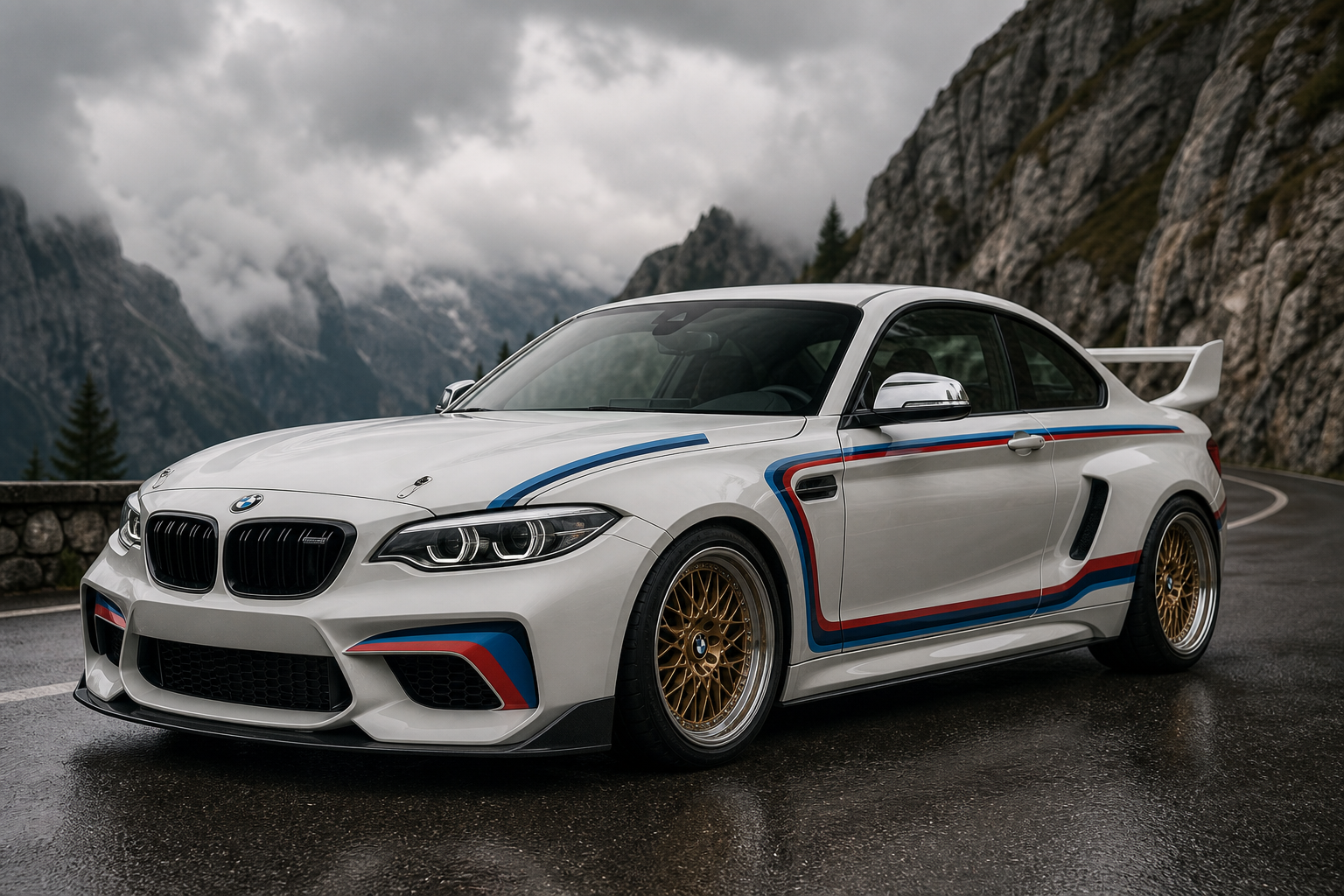 An italian company gives the bmw m2 a 1970s 3 0 csl makeover