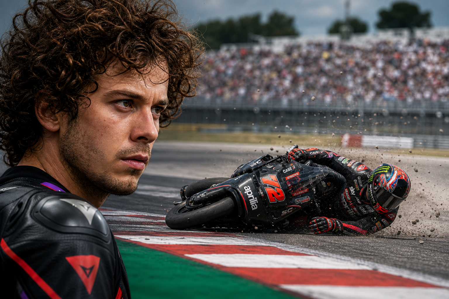 Bezzecchi still confident of motogp title glory despite error prone