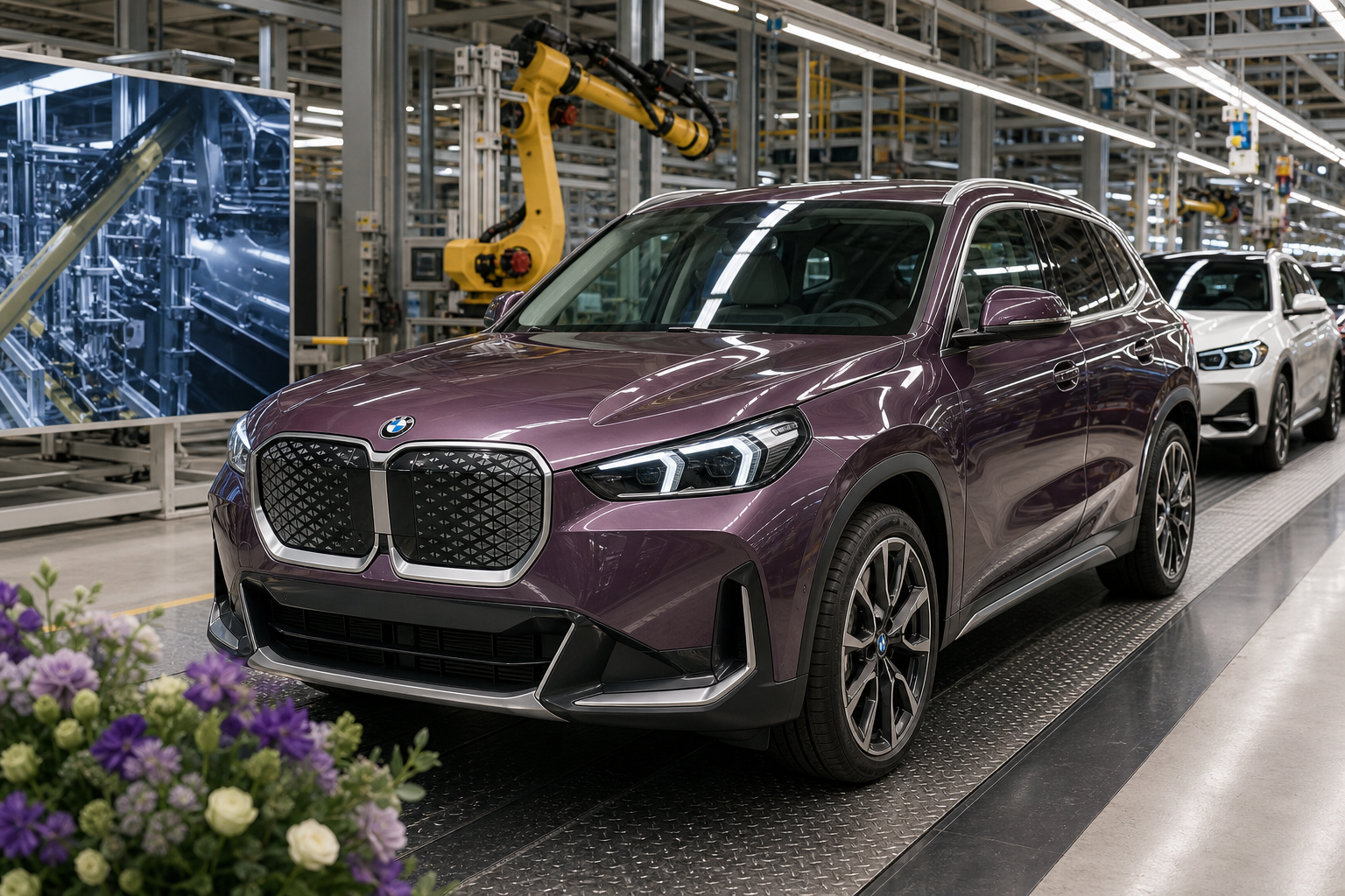 Bmw hits nine million cars the milestone is a velvet orchid ix1