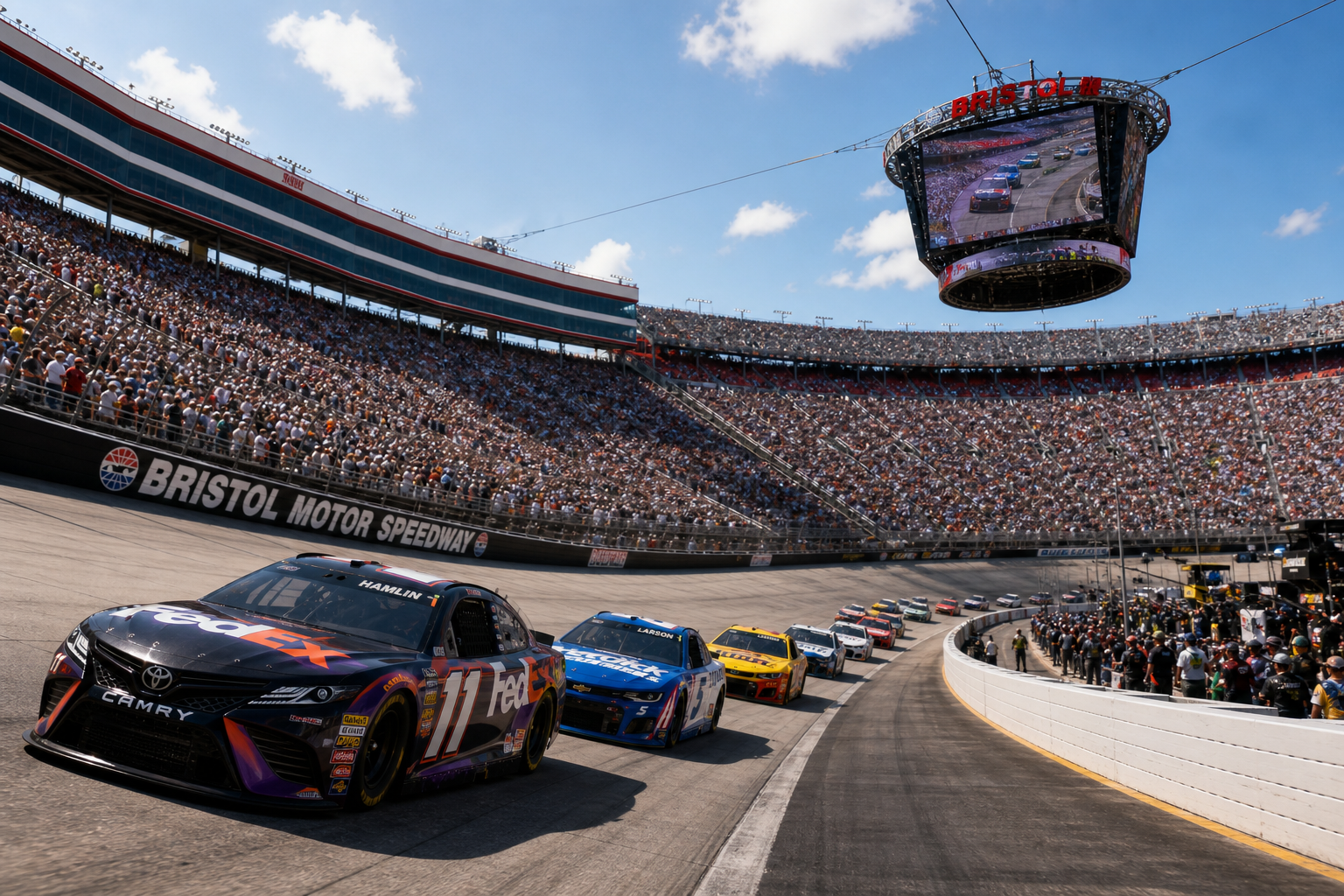 Bristol motor speedway offers a glimpse of nascar at its peak