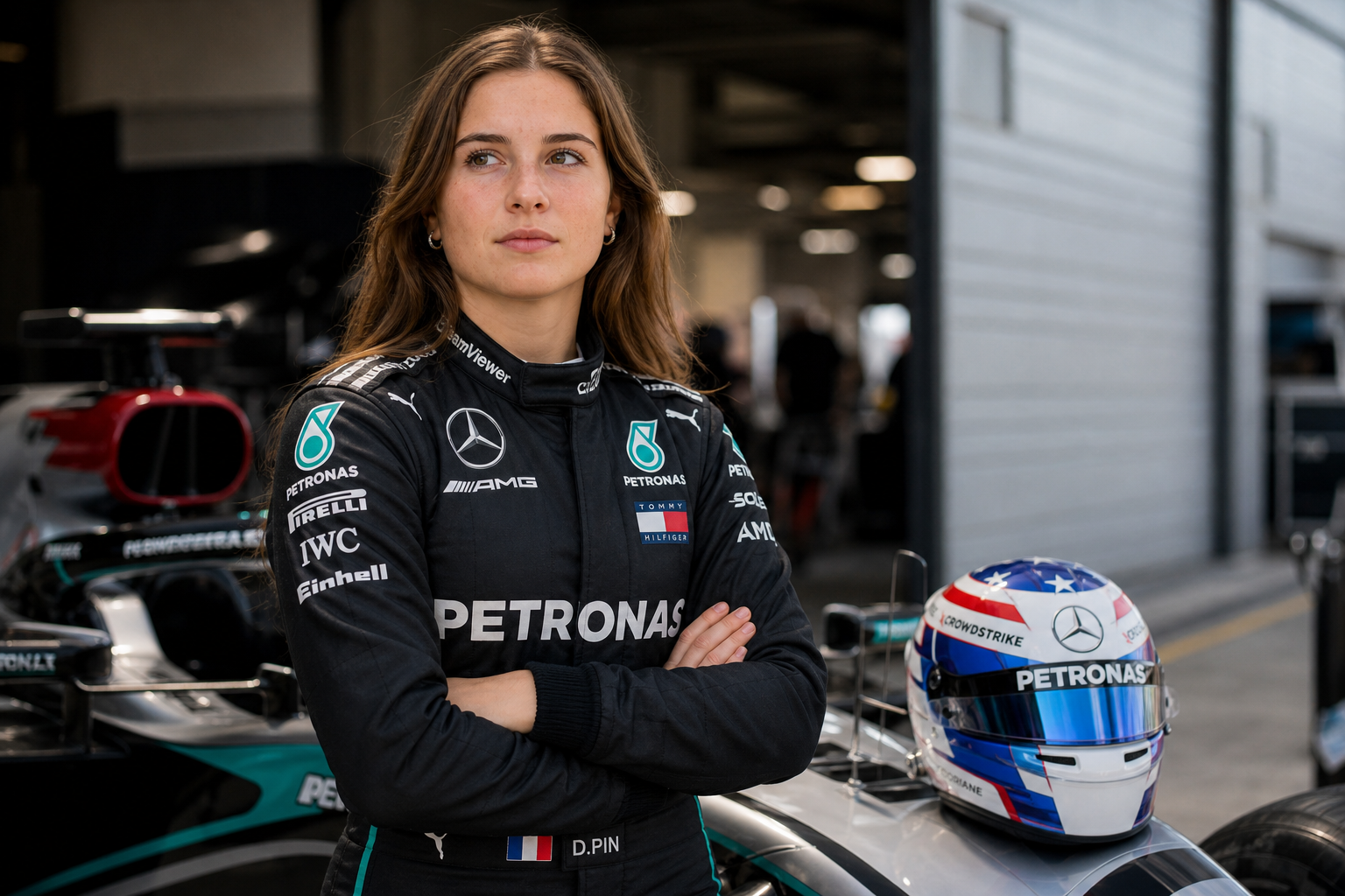 Doriane pin sets a five year target for a formula 1 race seat
