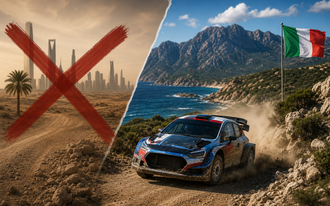 FIA Drops Saudi Arabia from 2026 WRC Calendar, Making Rally Sardinia the Season Finale