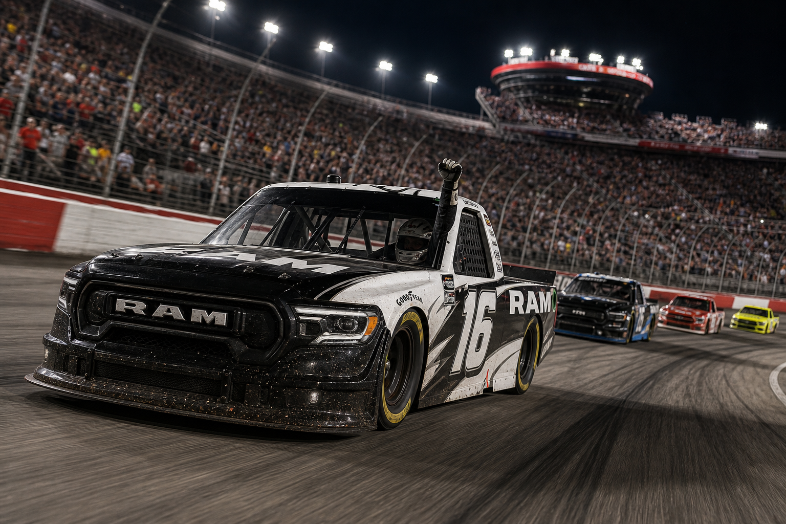 Fighting through tough year kaulig ram earns first ever top five finish