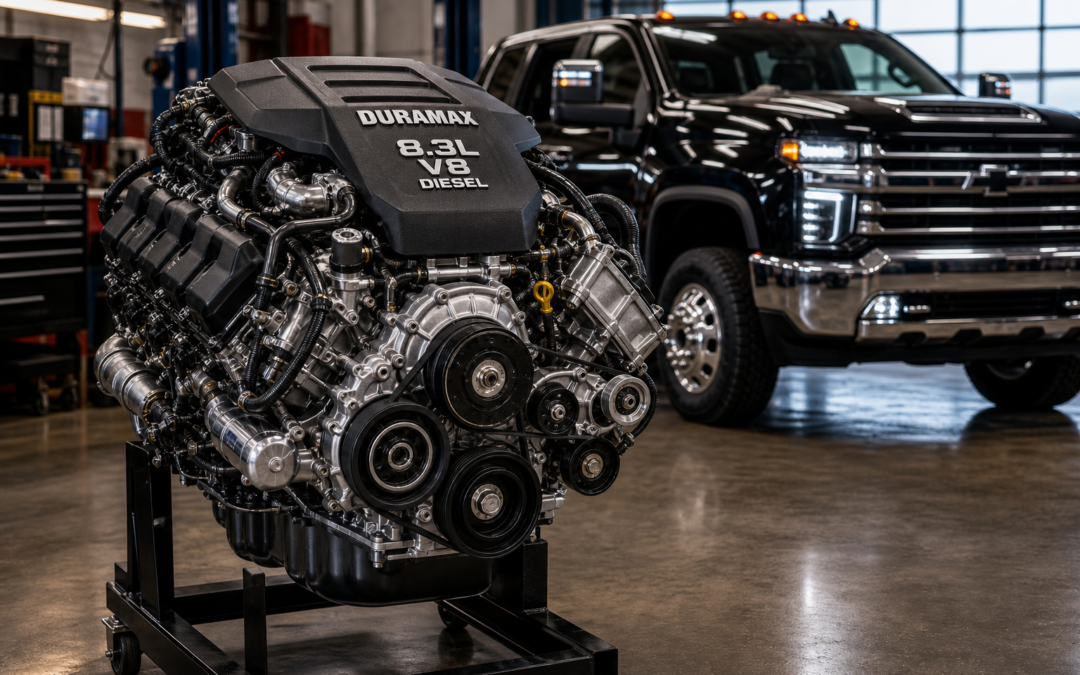 General Motors Teases an 8.3-Liter Duramax Diesel V8 for Heavy-Duty Trucks