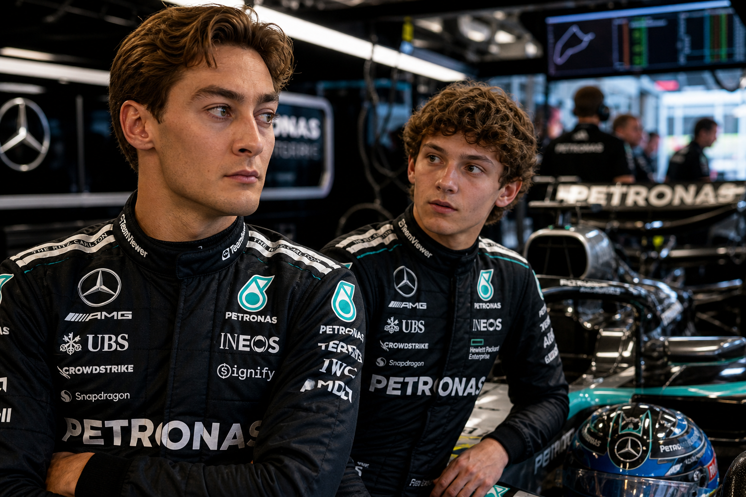 George russell must rewire his brain as kimi antonelli raises the pressure at mercedes