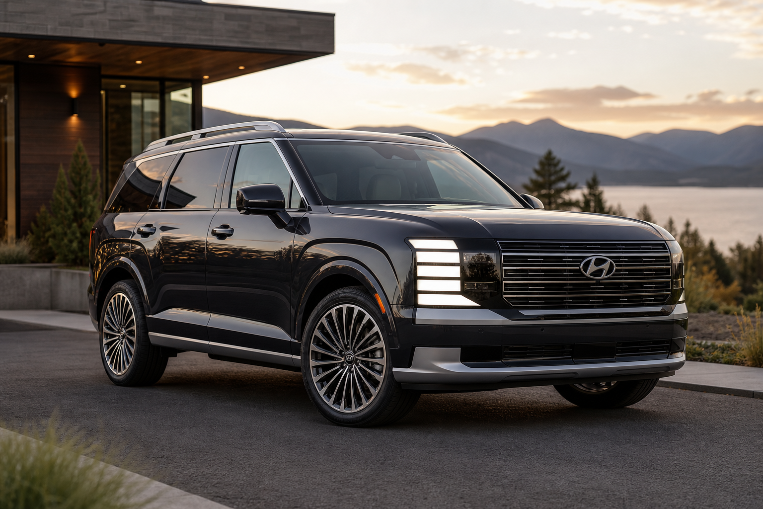 Hyundai palisade calligraphy