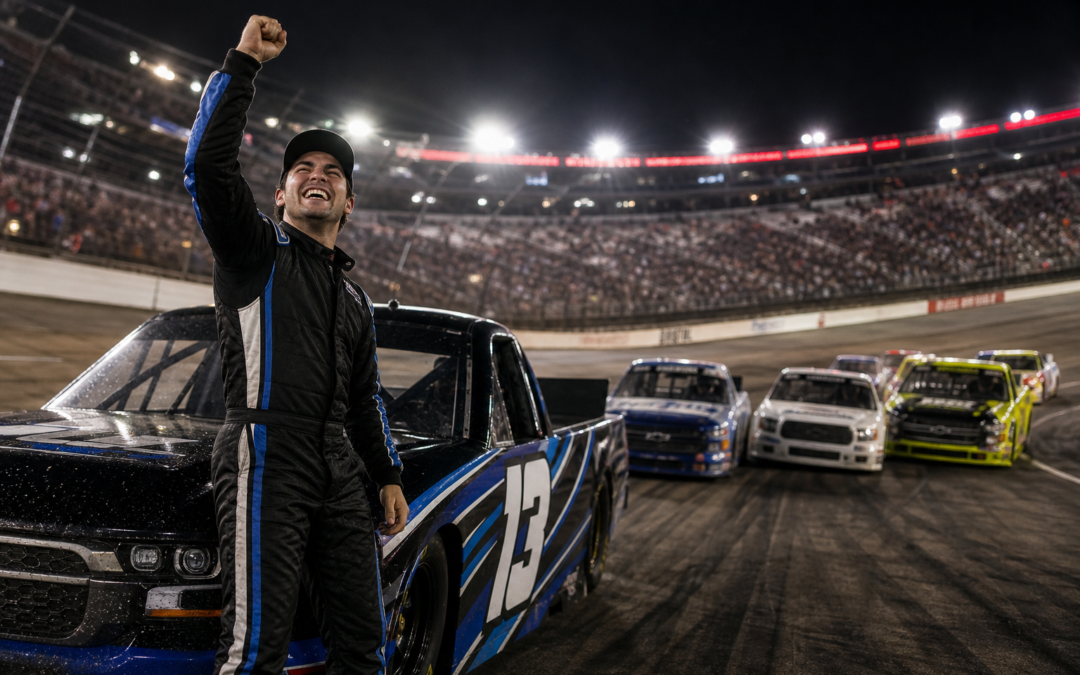 Jake Garcia bags his first NASCAR Truck Series win as Front Row’s Bristol misery deepens