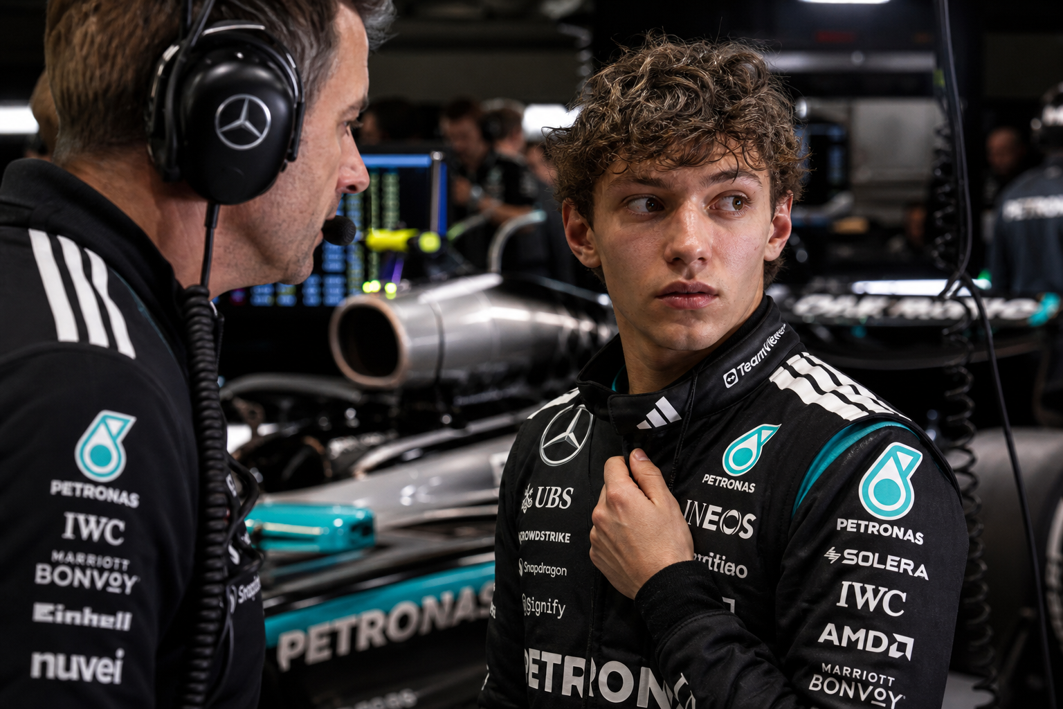 Kimi antonelli s pace is giving mercedes a very expensive headache