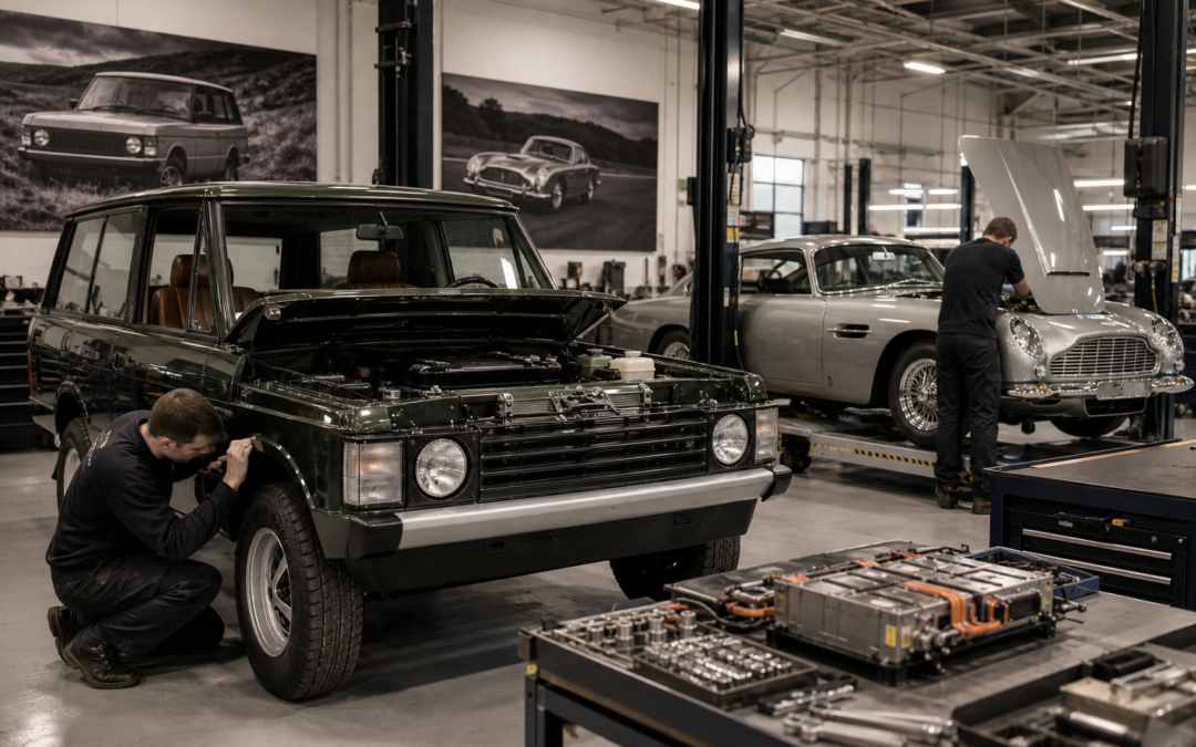 Lunaz Doubles Silverstone Shifts as U.S. Collectors Buy Every Range Rover and Aston Martin Slot