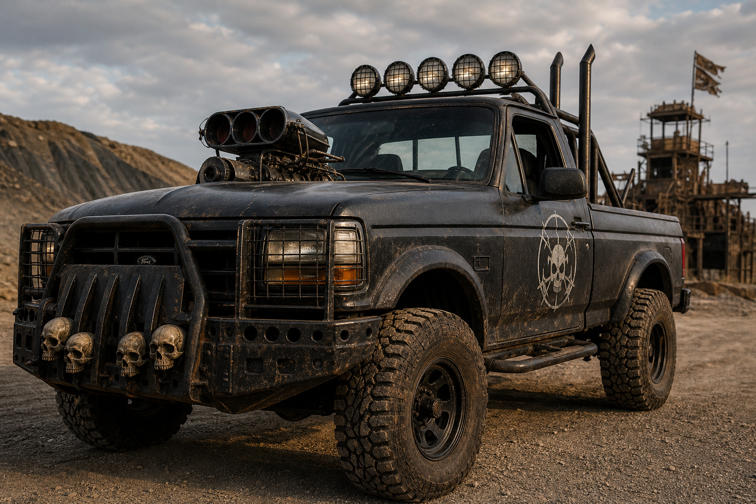 Mad max humungus machine ford f 150 homage heads to bring a trailer auction