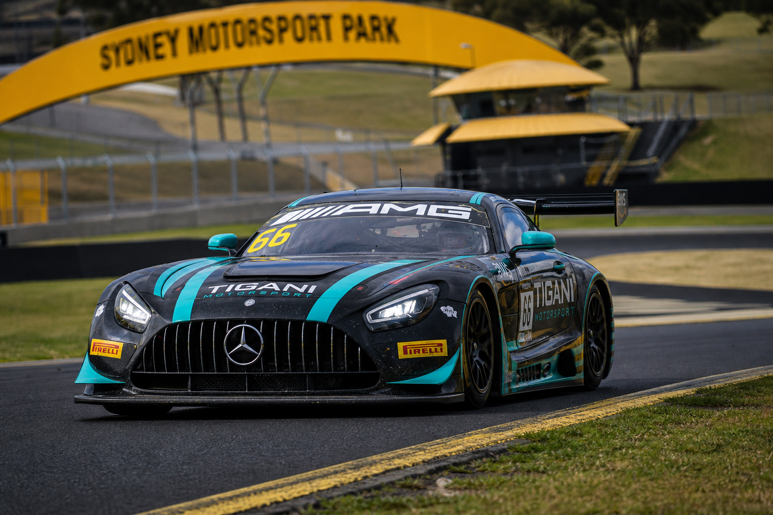 Mercedes sets the early sydney pace then gets grounded in gt world challenge practice