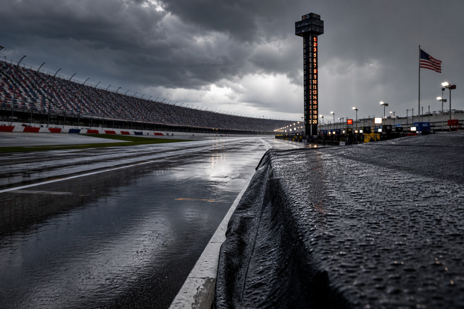 Nascar s rainout metric faces a fairness test in the chase