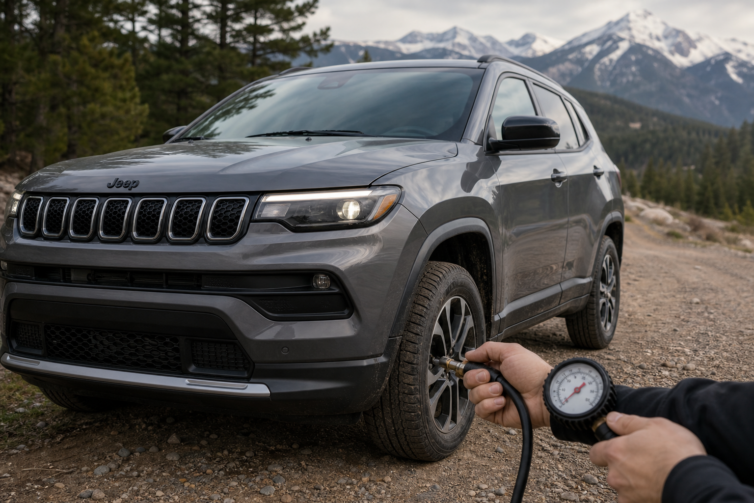 Nearly 202 000 jeep suvs face a tire pressure warning software defect