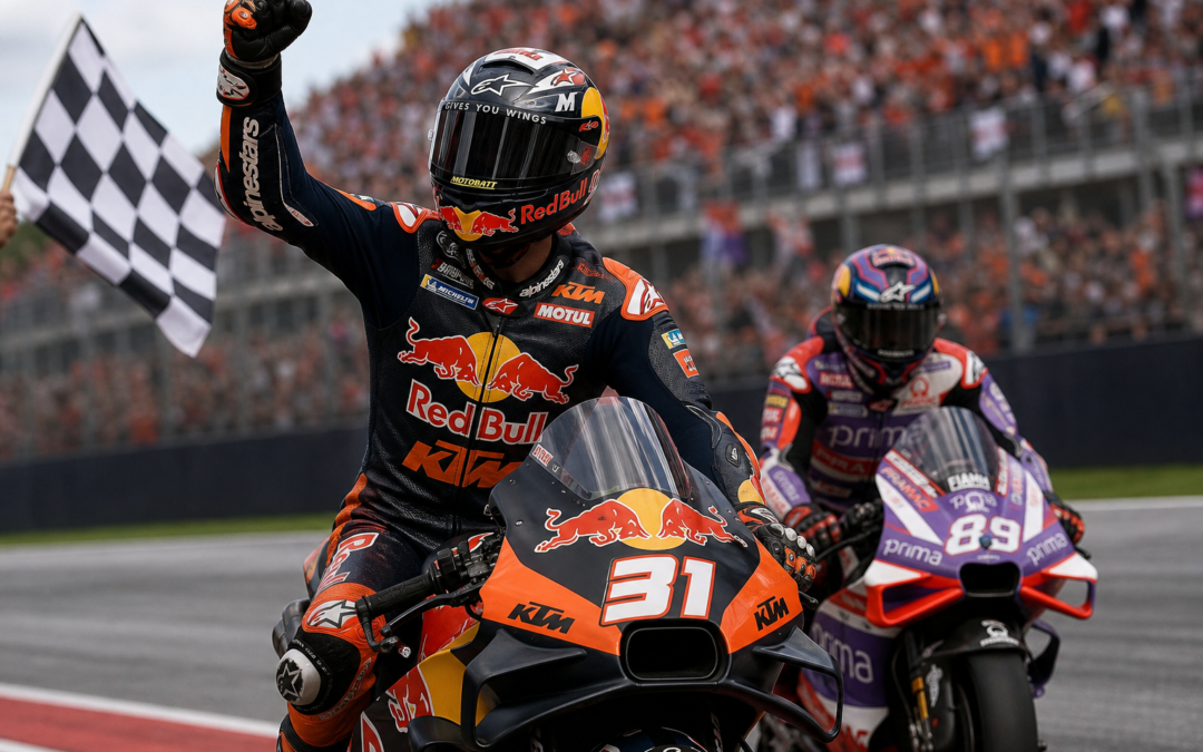 Pedro Acosta Ends MotoGP Wait With Austrian GP Victory Over Jorge Martin