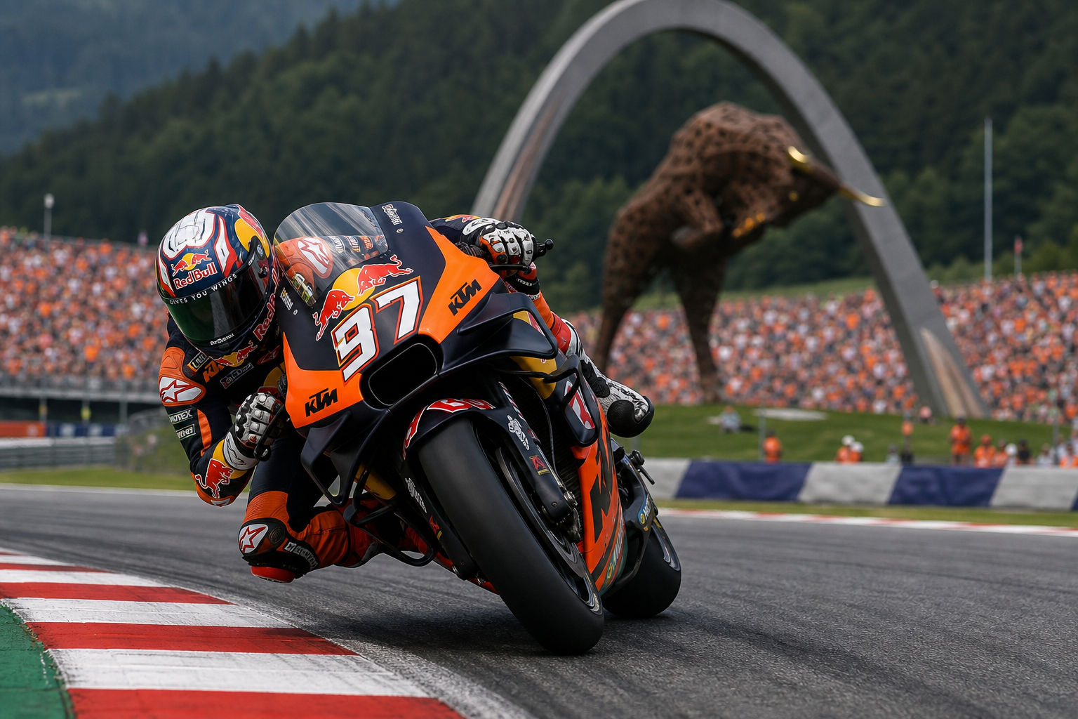 Pedro acosta gives ktm a home soil fp1 1 2 in austria