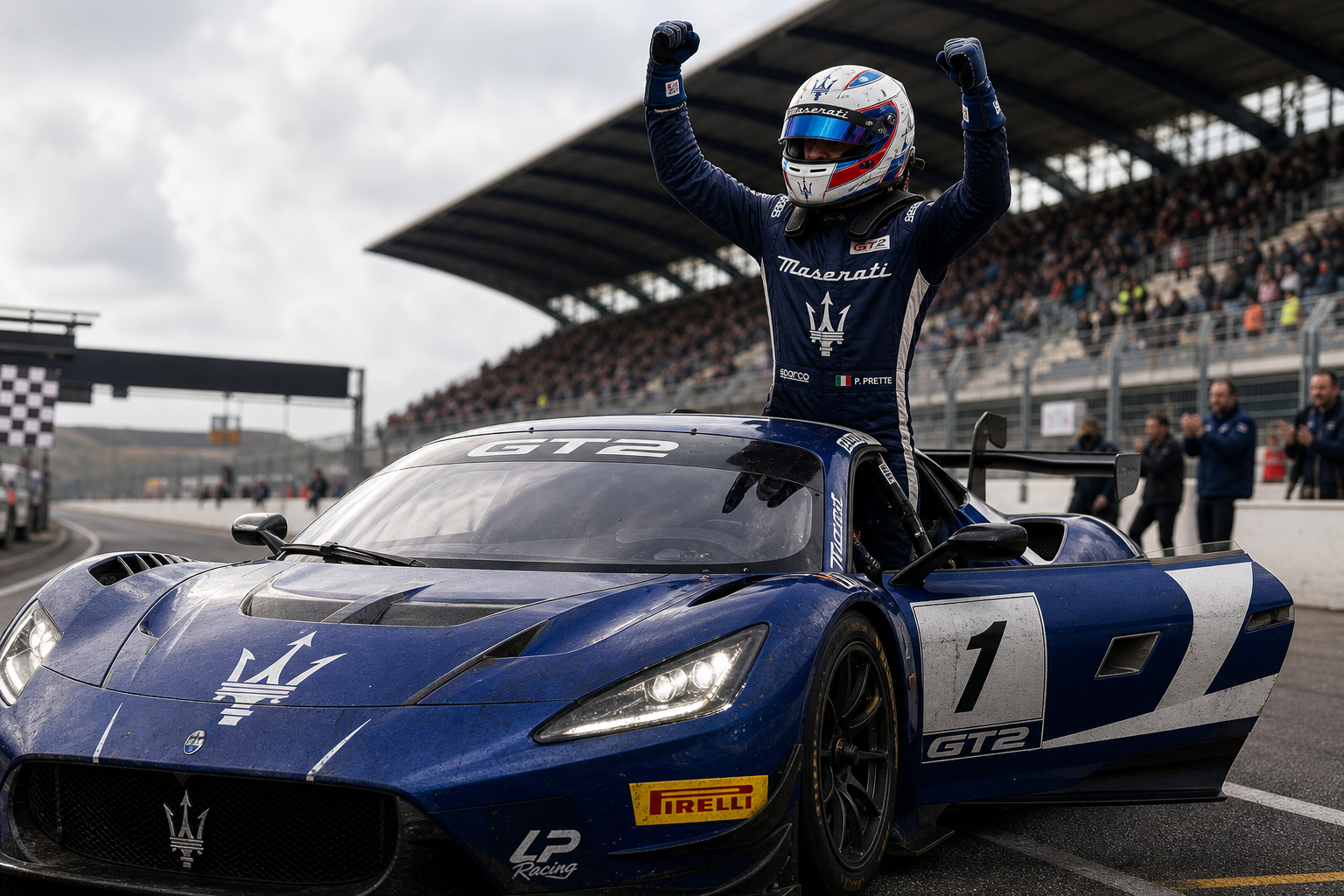 Philippe prette clinches gt2 european series title for maserati at zandvoort