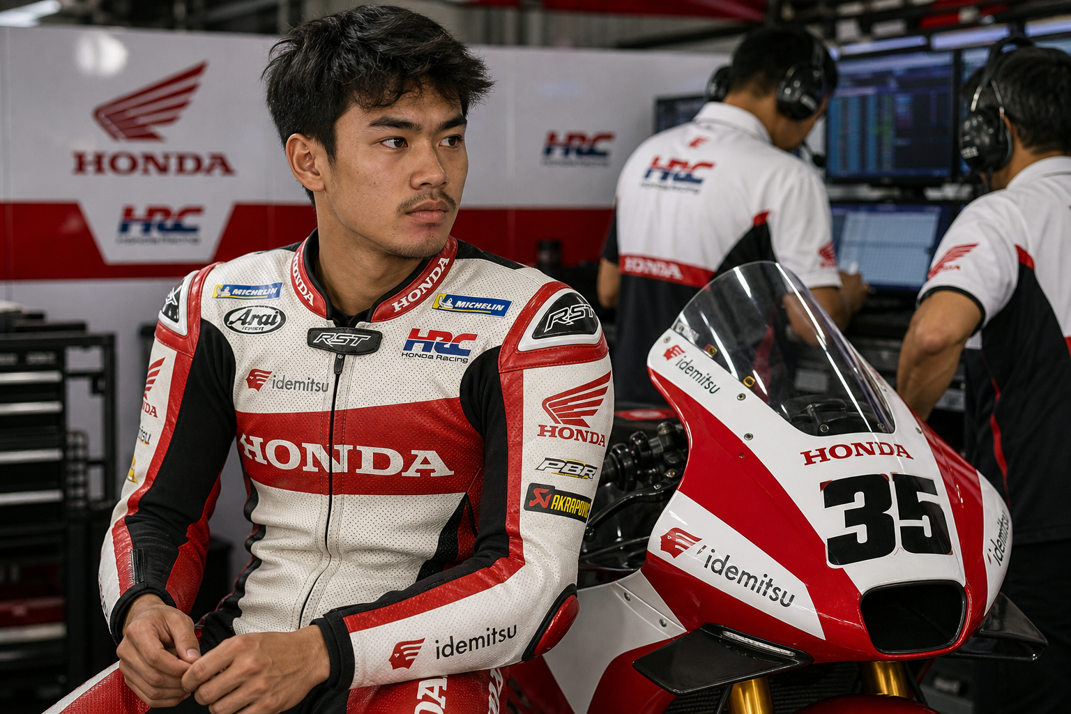 Somkiat chantra returns to motogp with honda for the japanese grand prix