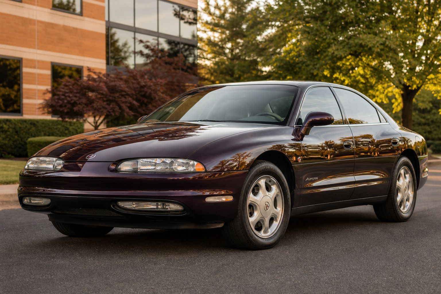 The 1995 oldsmobile aurora was gm s delightfully overlooked luxury sedan