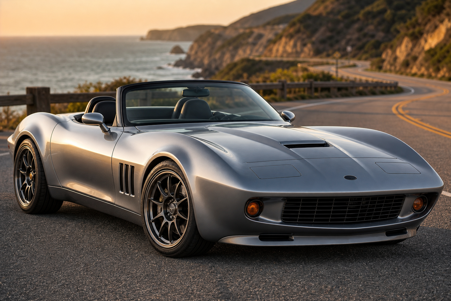 This 1950s corvette is actually a brand new mazda miata underneath