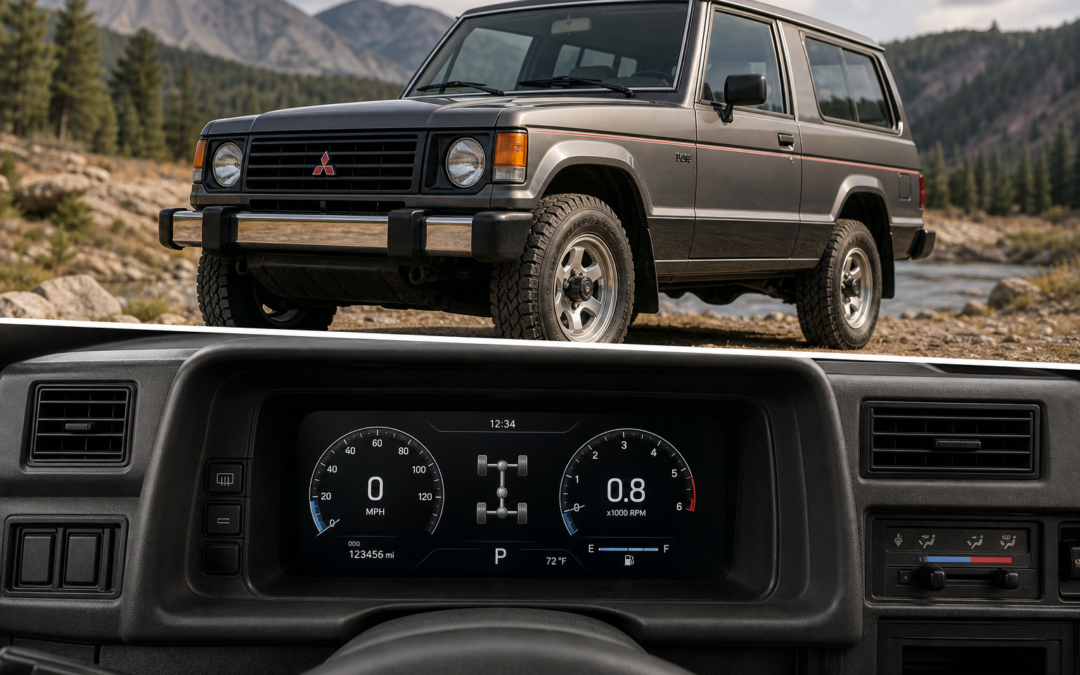 Factory Digital Gauges Give a First-Gen Mitsubishi Montero a Clean OEM-Style Upgrade