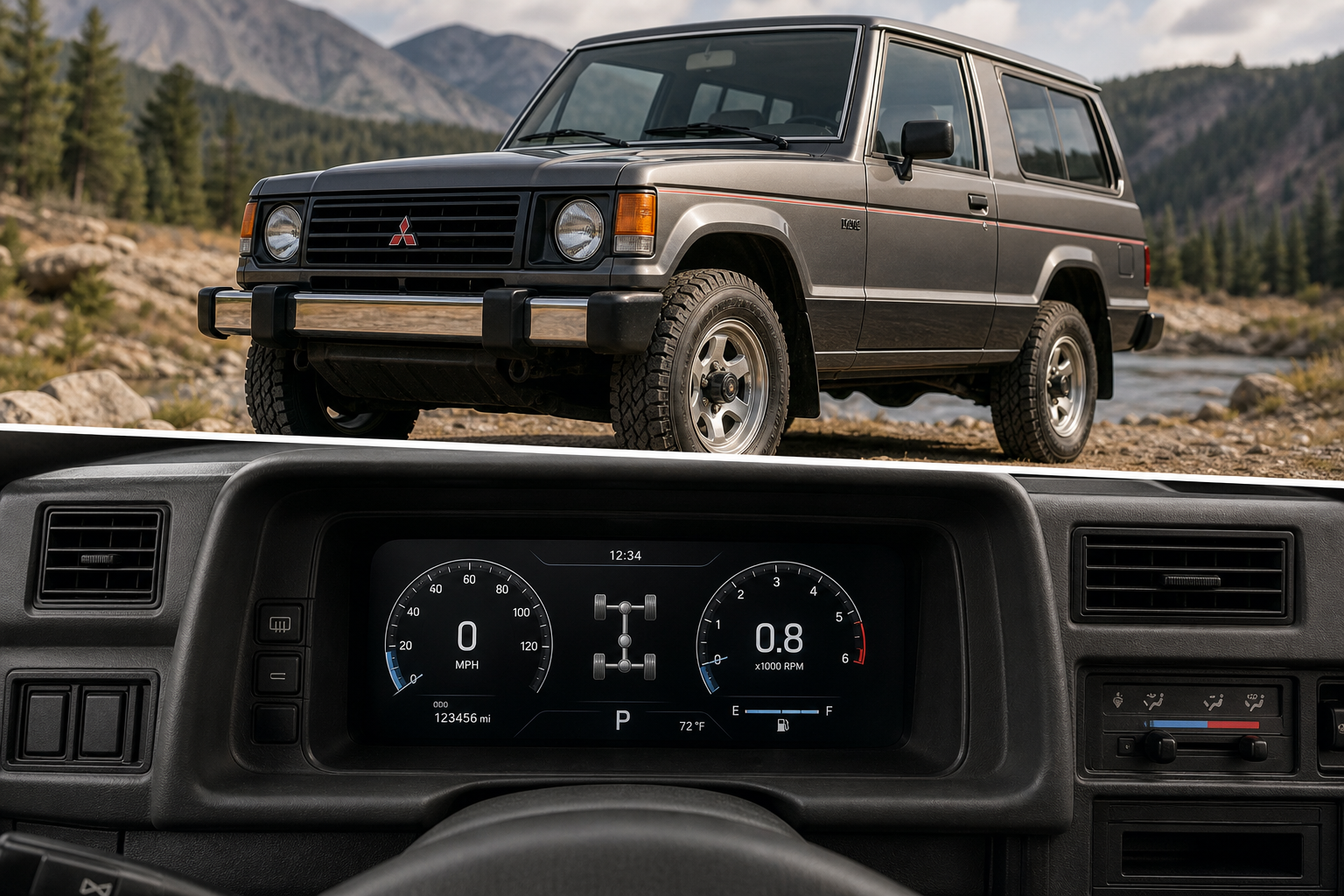 This is how you do it retrofitting an old 4 4 with oem digital gauges