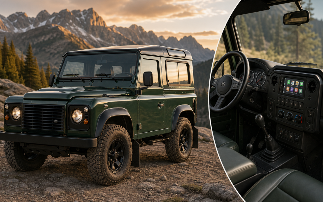 Osprey’s Restomod Defender Adds a Modern Cabin Without Losing Its Classic Shape