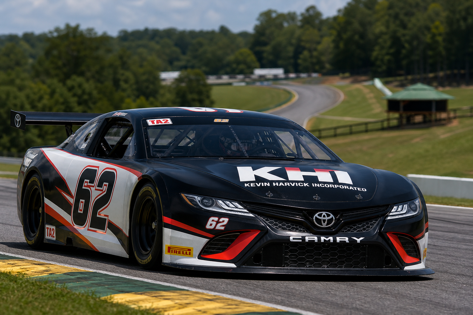 Trans am notes keelan harvick debut tight title battles