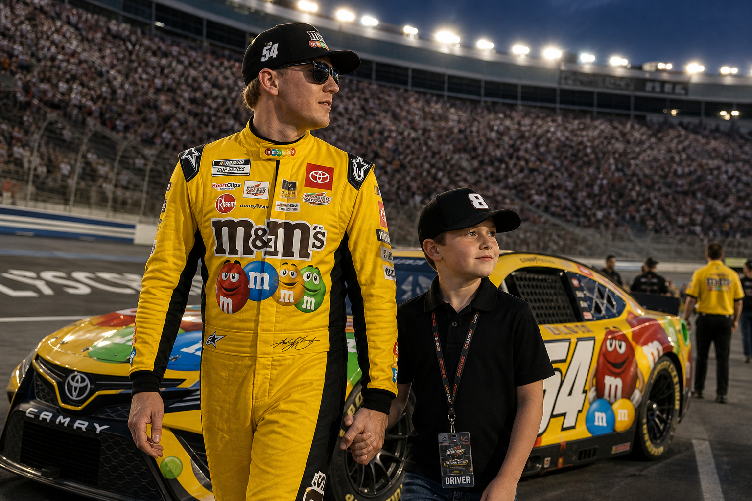 Ty gibbs falls short at bristol after a special weekend with the busch family