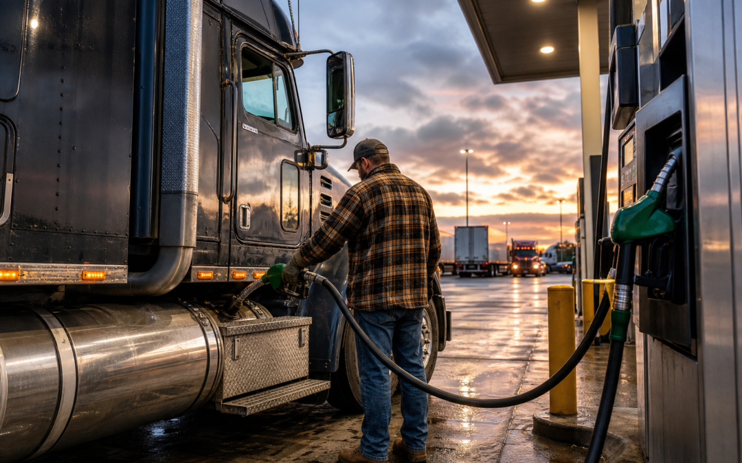 Why a $1,000 Fuel Stop Is Becoming Normal for Some U.S. Truckers