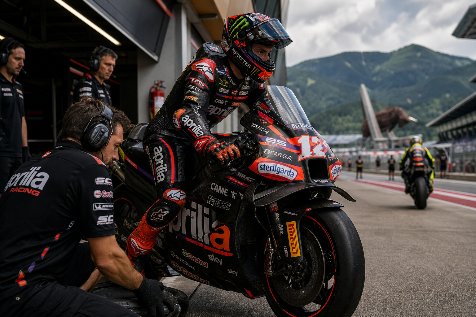 Who will ride motogp s final pirelli test in austria
