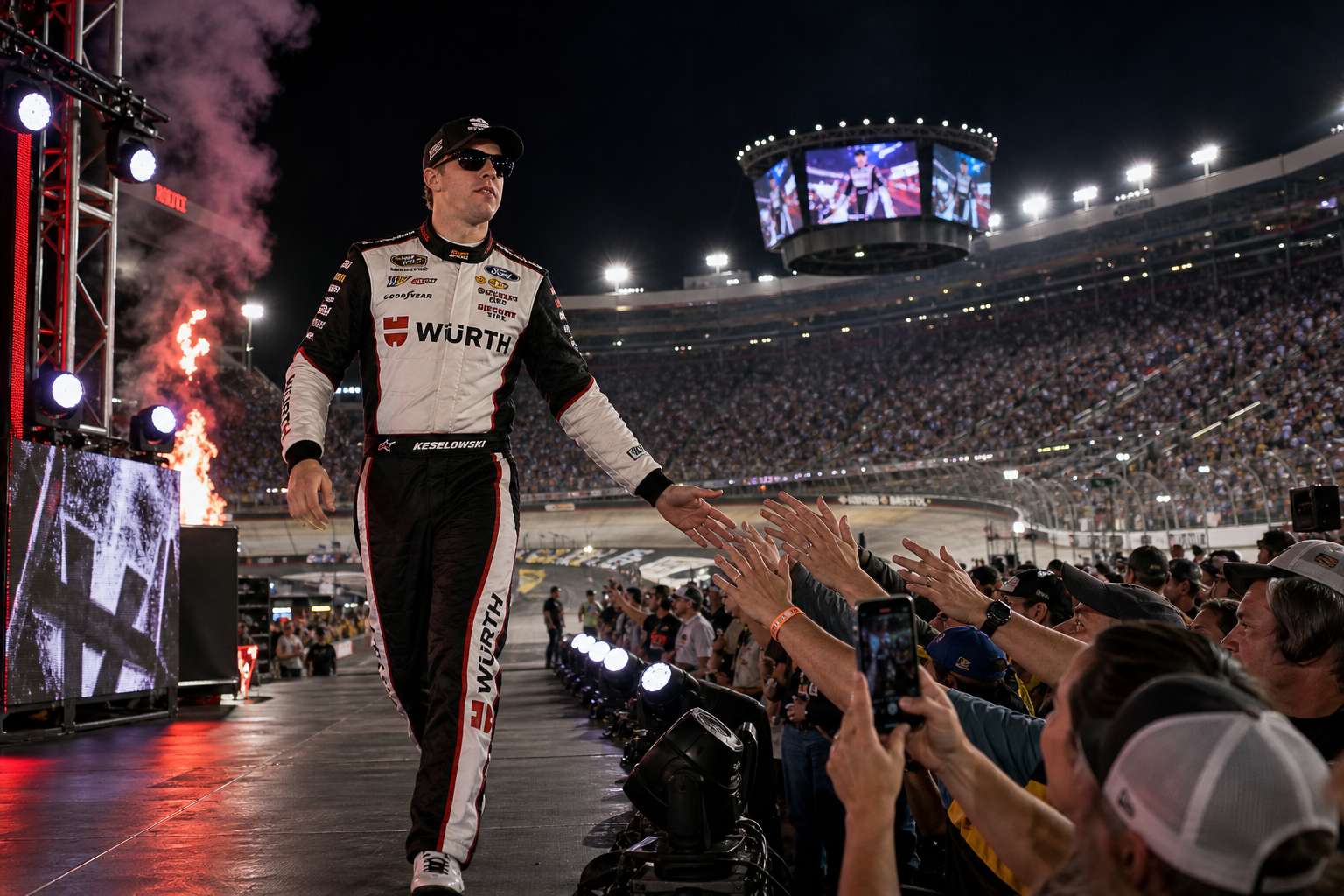 Why driver selected songs make bristol s night race a nascar ritual