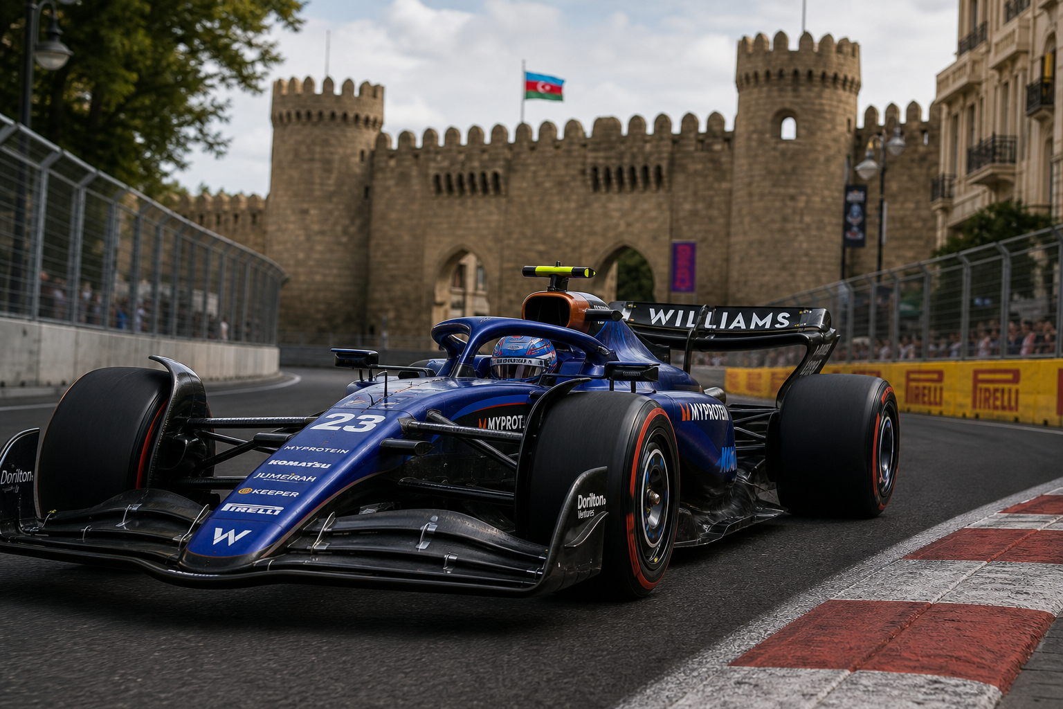 Williams big swing f1 upgrade arrives at the azerbaijan grand prix