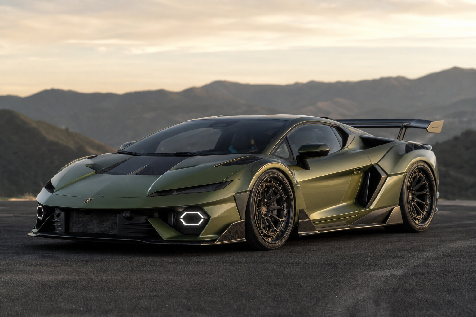 1016 industries reveals reversible widebody kit for the lamborghini temerario