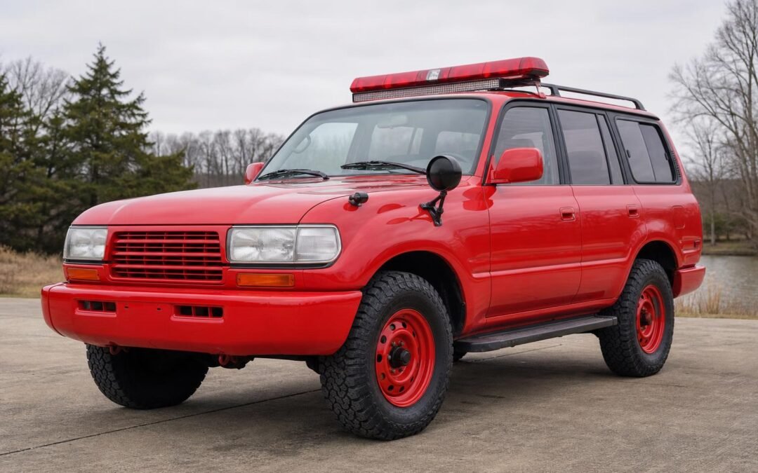 1997 Toyota Land Cruiser Fire Command Import Listed for $29,995