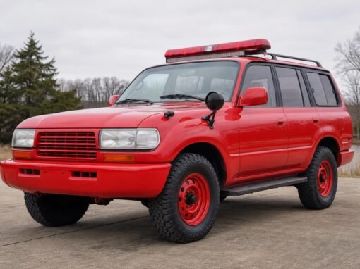 1997 Toyota Land Cruiser Fire Command Import Listed for $29,995