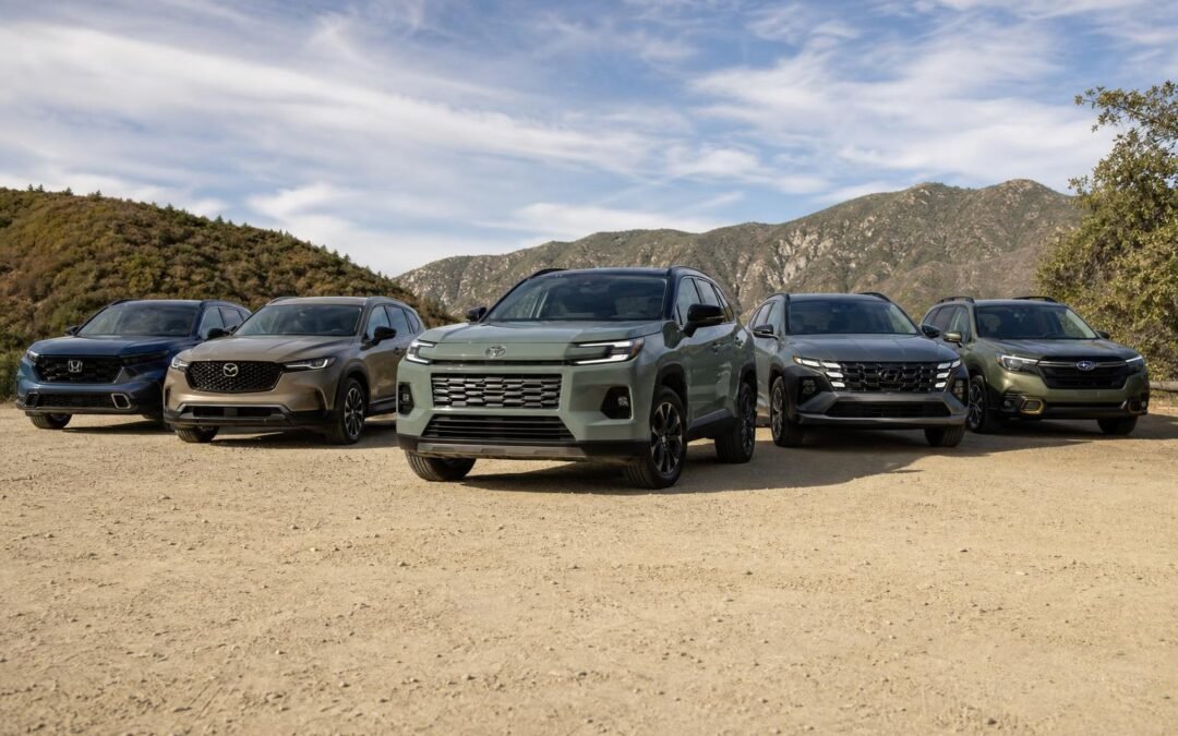 2026 Toyota RAV4 Hybrid Compared With the Honda CR-V, Mazda CX-50, Hyundai Tucson and Subaru Forester