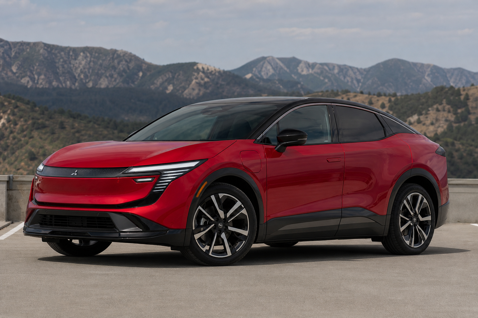 2027 mitsubishi eclipse sportback priced above its nissan leaf counterpart