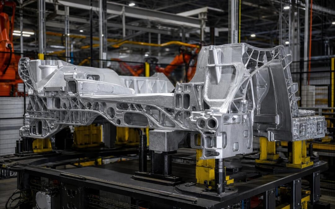 2028 Ford Fathom Uses Two Aluminum Unicastings to Replace 146 Structural Parts
