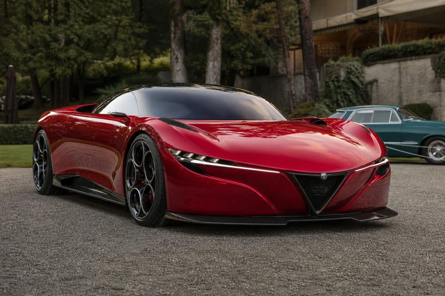 Alfa Romeos Cuorerosso Concept Will Influence a 2028 SUV Not Preview a New Giulia