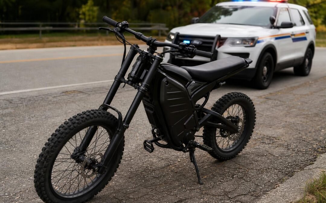B.C. E-Bike Rider Allegedly Fled Police After Saying They Wouldn’t Take His Bike