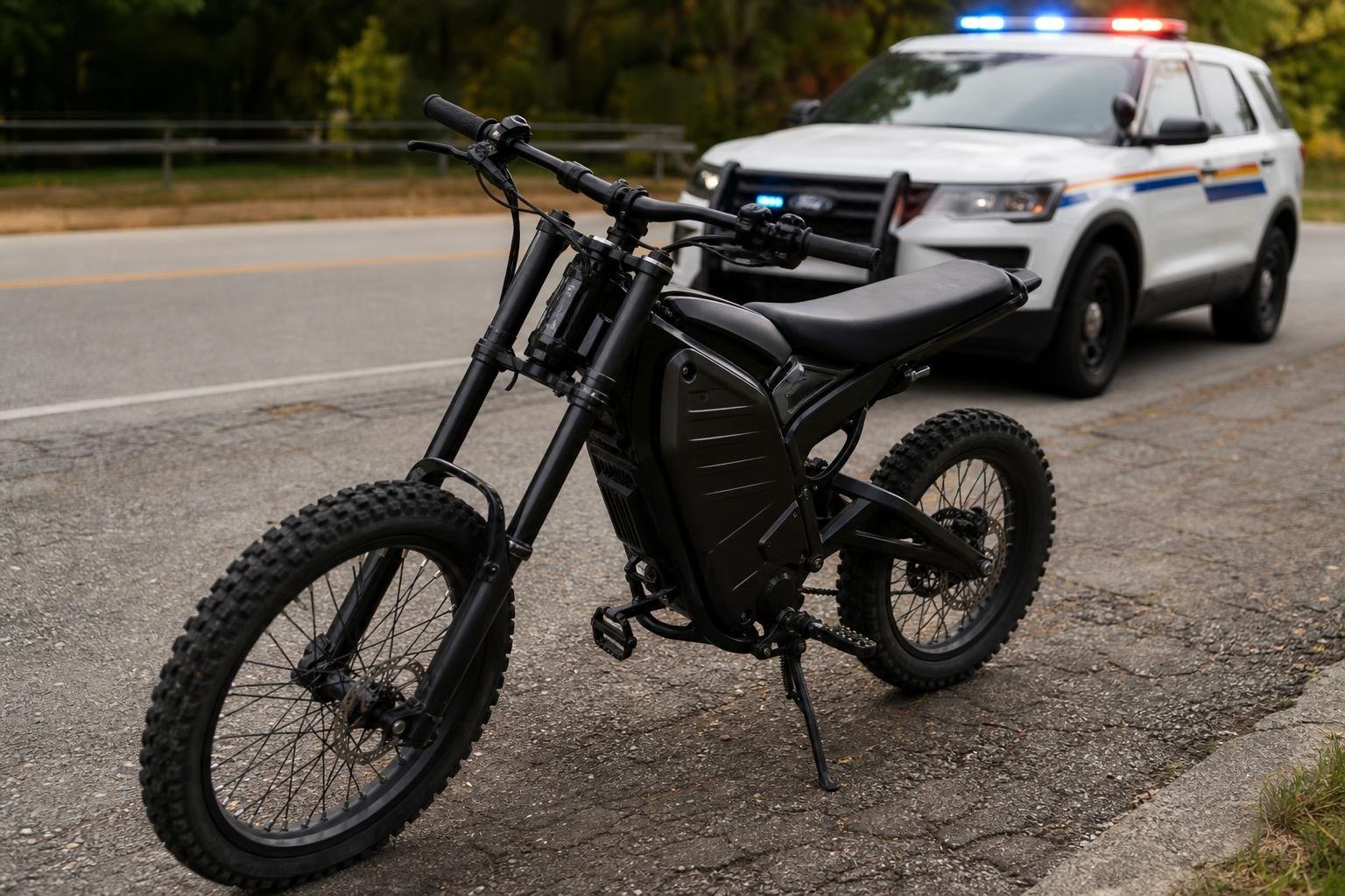 B.C. E Bike Rider Allegedly Fled Police After Saying They Wouldnt Take His Bike