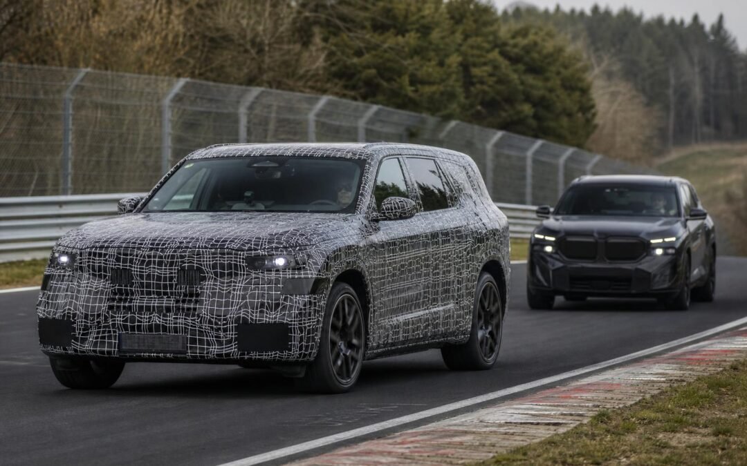 BMW iX7 Prototype Spotted at Nürburgring as X7 M60 Development Continues