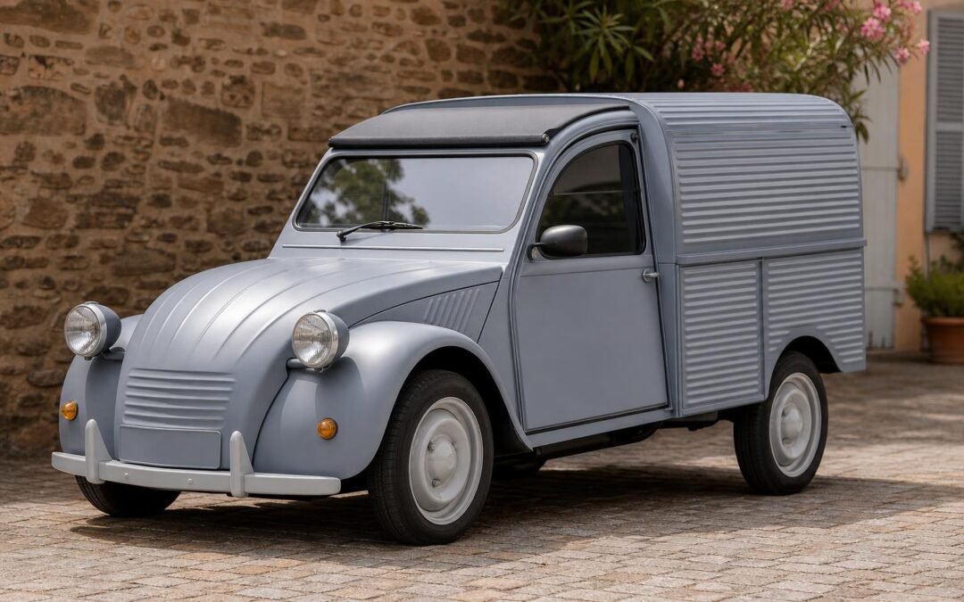 Citroën Reimagines the 2CV Fourgonette as an Electric Van Concept