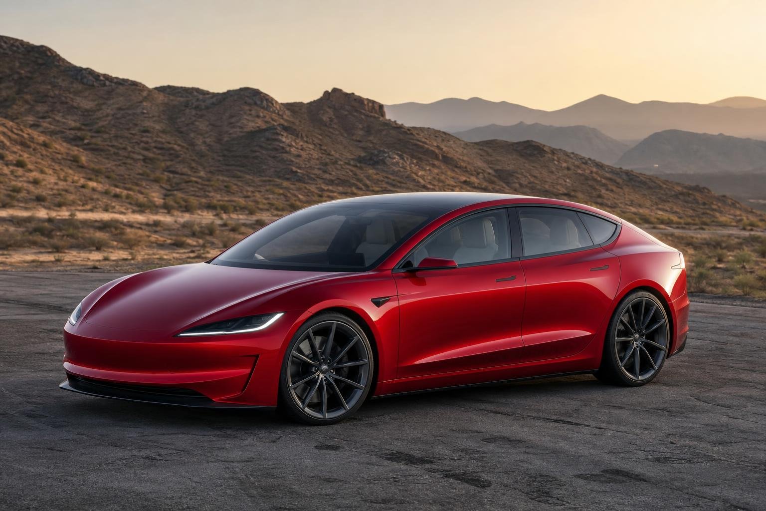 Digital-Rendering-Imagines-a-Tesla-Roadster-Inspired-Sedan Digital Rendering Imagines a Tesla Roadster Inspired Sedan