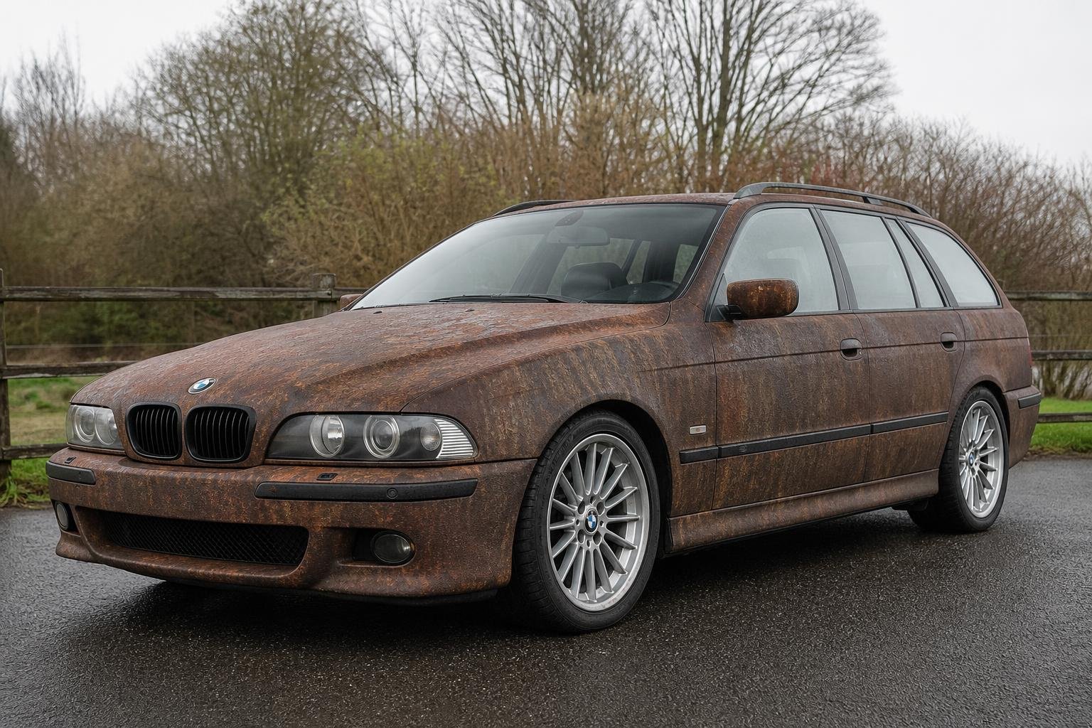 Fake Rust E39 BMW 540i Touring Listed With V8 Power and 178000 Miles
