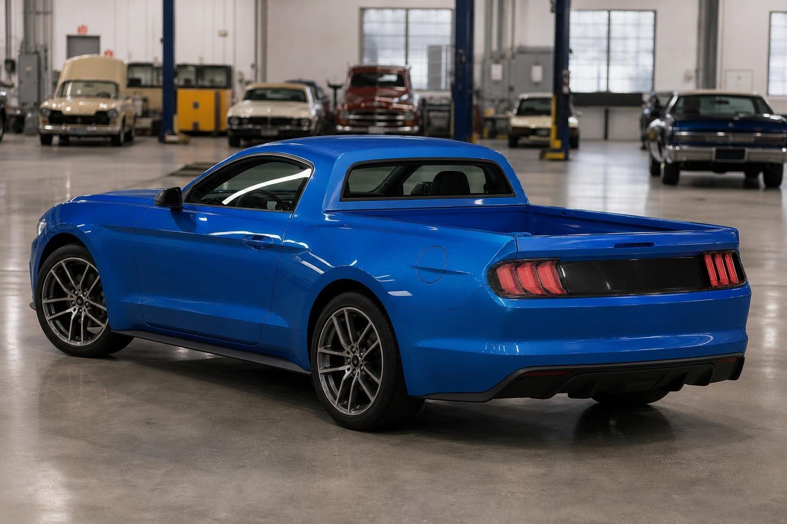 Fords Hidden Mustang Ute Concept Emerges From the Heritage Fleet